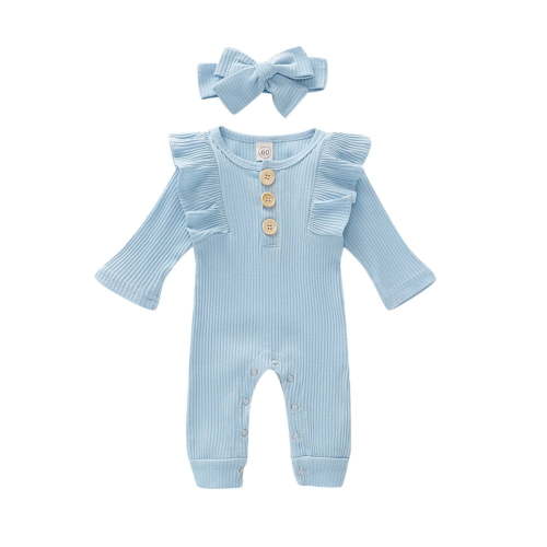 Actoyo Newborn Infant Baby Girl Romper Bodysuit One-pieces Outfits Clothes 0-18M