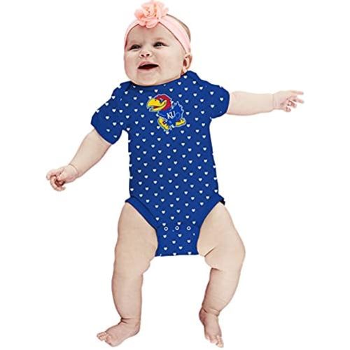 Two Feet Ahead Hearts Baby Bodysuit Creeper Baby Girl Clothes Newborn Infants Sizes 0-3M 6M 12M