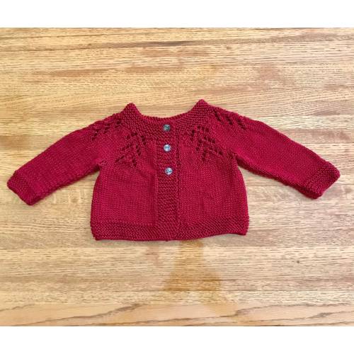 Red cotton sweater