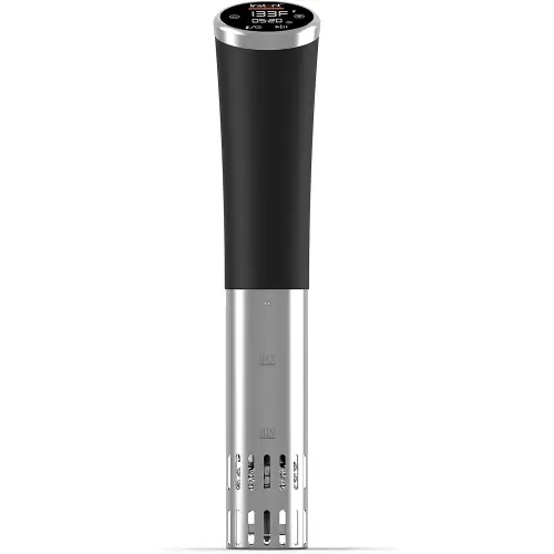 Instant Pot Accu Slim Sous Vide 800W Precision Cooker,Immersion Circulator,Ultra-Quiet Fast-Heating with Big Touchscreen Accurate Temperature and Time Control,Waterproof