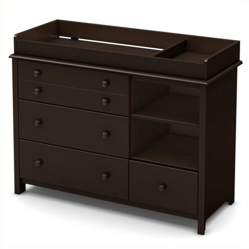 Pemberly Row Changing Table in Espresso