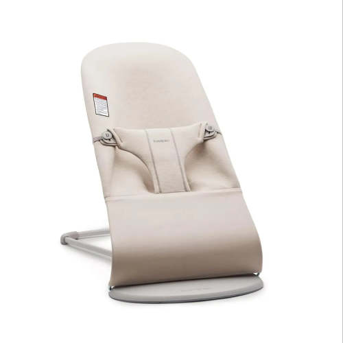 BabyBjörn Bouncer Bliss Light Beige 3D Jersey