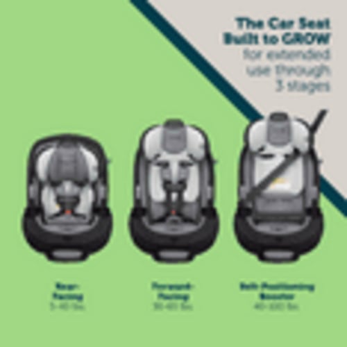 Safety 1st Grow and Go All-in-One Convertible Car Seat, Harvest Moon, Toddler