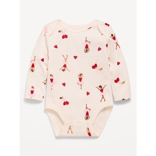 Printed Long-Sleeve Graphic Bodysuit for Baby