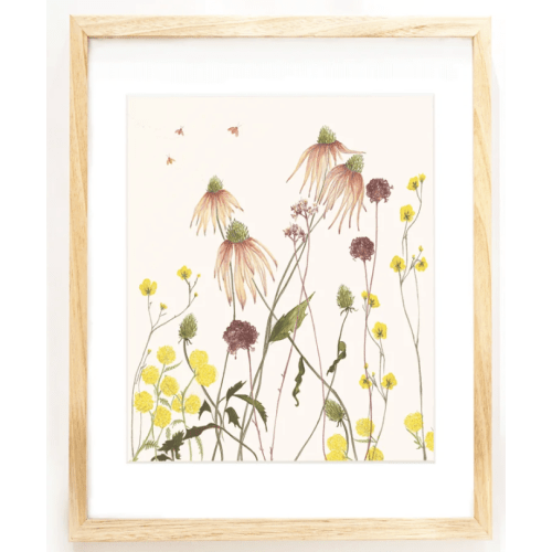 Elana Gabriel Garden Flowers Print - 16x20