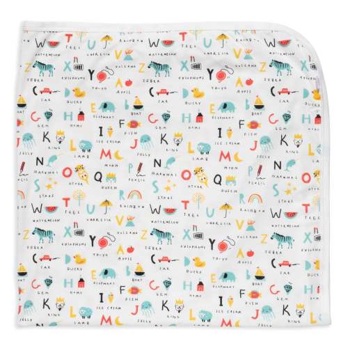 ABC Love modal soothing swaddle blanket
