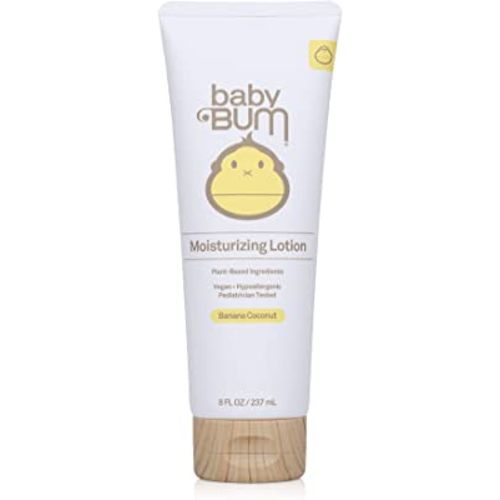 Baby Bum Everyday Lotion | Moisturizing Baby Body Lotion for Sensitive Skin with Shea and Cocoa Butter| Banana Coconut | Gluten Free and Vegan | 8 FL OZ