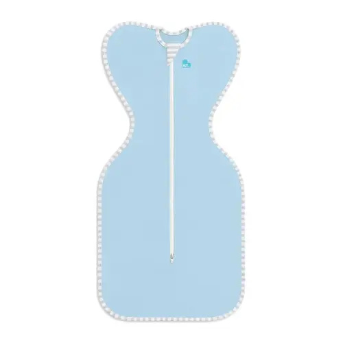 Love to Dream Swaddle, Baby Sleep Sack, Swaddle Up Self-Soothing Swaddles for Newborns, Snug Fit Helps Calm Startle Reflex, Lite 0.2 Tog Sleep Sack, 8-13 lbs, Blue
