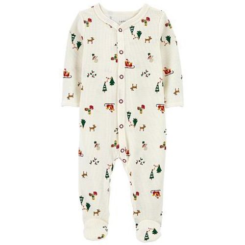 Baby Boy Carter's Christmas Snap-Up Thermal Sleep & Play Pajamas