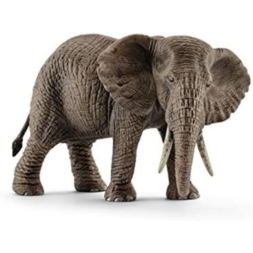 Schleich Wild Life, Animal Figurine, Animal Toys for Boys and Girls 3-8 years old, Female Elephant, Ages 3+