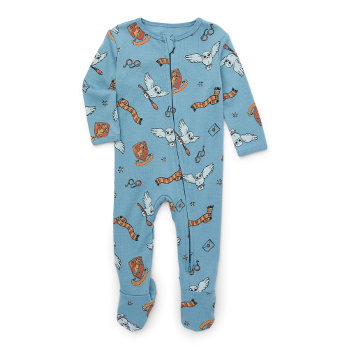 Character Baby Two-Way Zip Front Footed Sleep N Play Pajamas, Sizes Newborn-6/9 Months