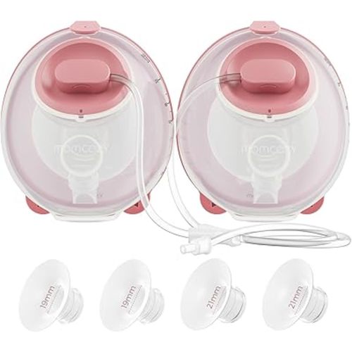 Momcozy Original V1 Pro/V2 Pro Breast Pump Replacement Accessories,Milk Collection Cups Only for Momcozy V1 Pro/V2 Pro, 2 Pack