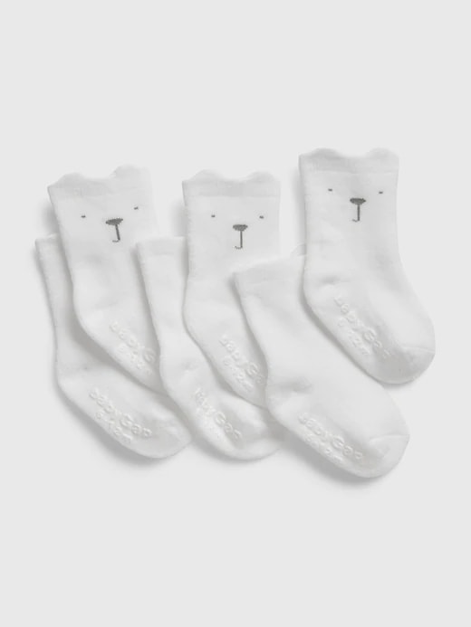 Baby Organic Cotton First Favorite Socks (3-Pack)
