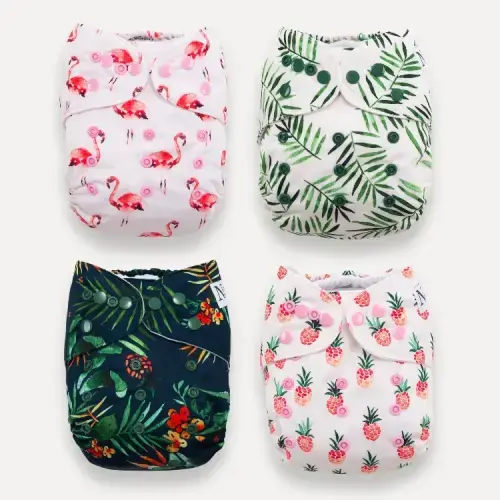 Nora's Nursery Cloth Pocket Diapers (4 Pack) - The Hollywood Hotel