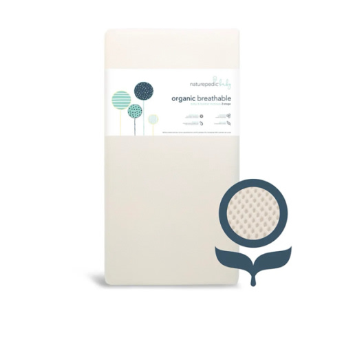 Breathable Organic 2-Stage Baby Crib Mattress