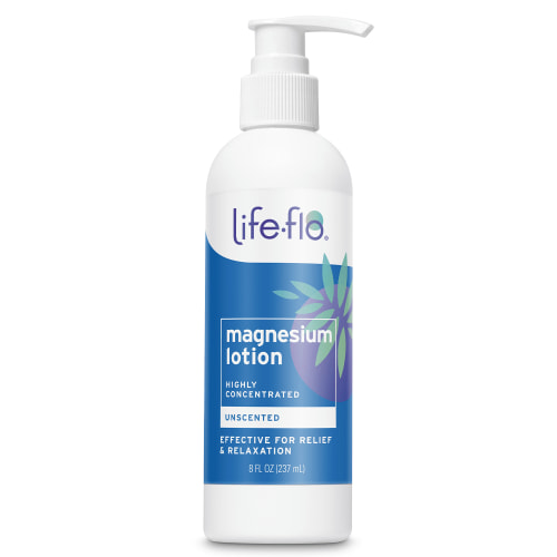 Life-flo Magnesium Lotion Unscented Relief Relaxation for Overworked Muscles and Joints 8oz