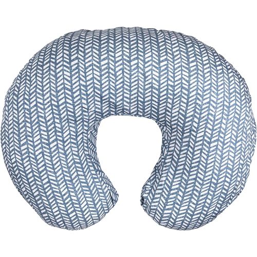 Boppy Nursing Pillow and Positioner—Original - Blue Herringbone