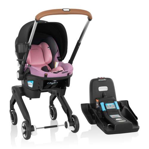 Shyft DualRide Infant Car Seat Stroller Combo w Carryall Storage & Extended Canopy