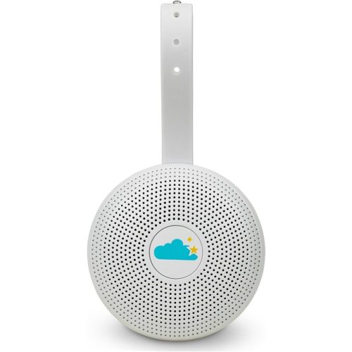 Yogasleep Hushh+ Portable White Noise Machine for Baby, 20 Soothing Natural Sounds, Wireless Charging & Speaker, Compact Size, Noise Canceling for Better Sleep, Privacy & Nursery Must Have