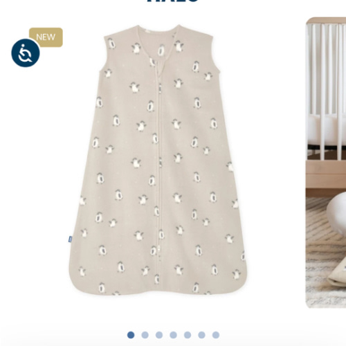 Penguin Micro-Fleece Sleep Sack |Small | HALO