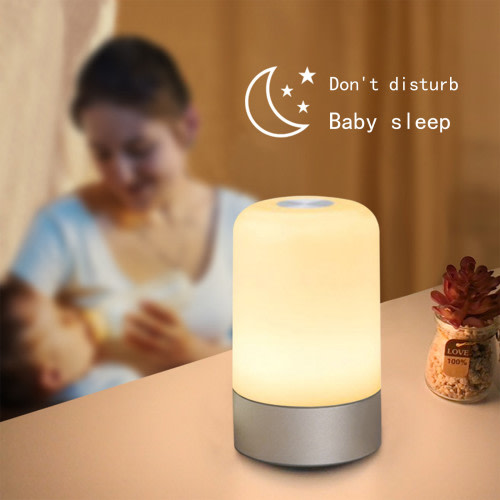 Nursery Night, Baby Night With Dimmable Warm, LED Tou-ch Control Rechargeable Bedside Lamp For Infant Kids Bedroom, Sleep Aid