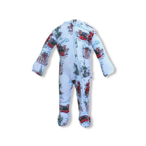 Fredericksburg Zipper Footie One Piece