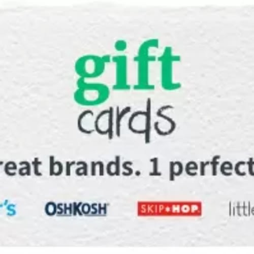 Carter's | OshKosh B'gosh | Skip Hop Gift Cards by CashStar