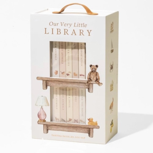 Our Very Little Library Board Book Set: A Foundational Language Vocabulary Board Book Set for Babies (Tabitha Paige Children's Book Series)