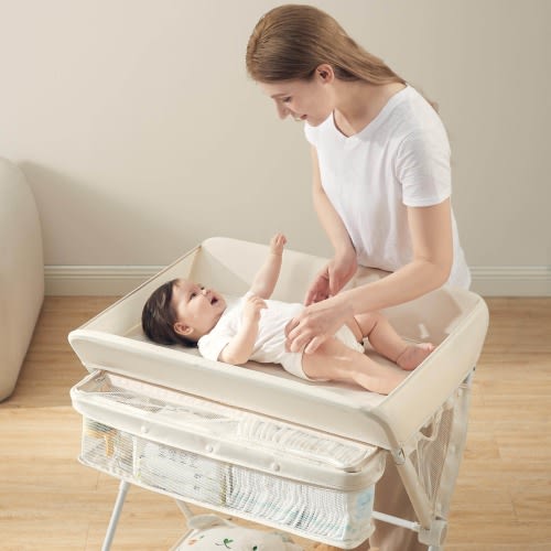 KUB Foldable Changing Table - Oatmeal