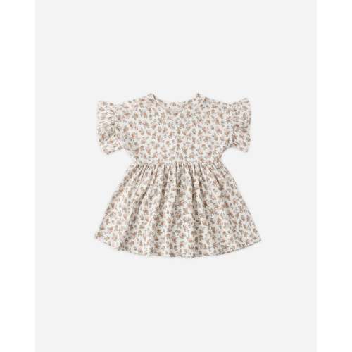 Bamboo Babydoll Dress Wildflower – Quincy Mae 12-18M