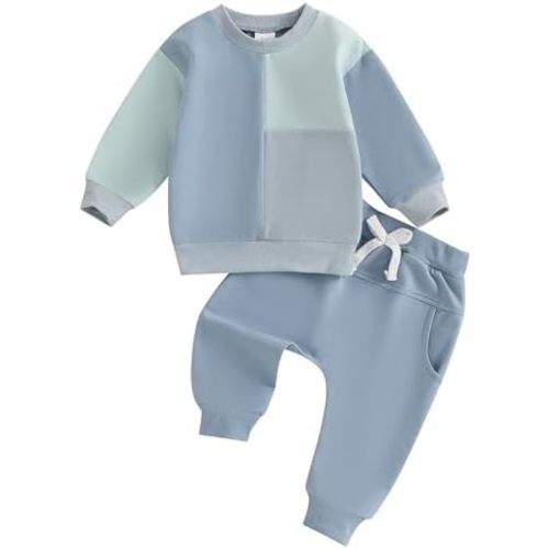 Newborn Baby Boy Clothes Pants Outfits Toddler Plaid Long Sleeve Pullover Bodysuit Set Soft 2024 Fall Winter Outfit