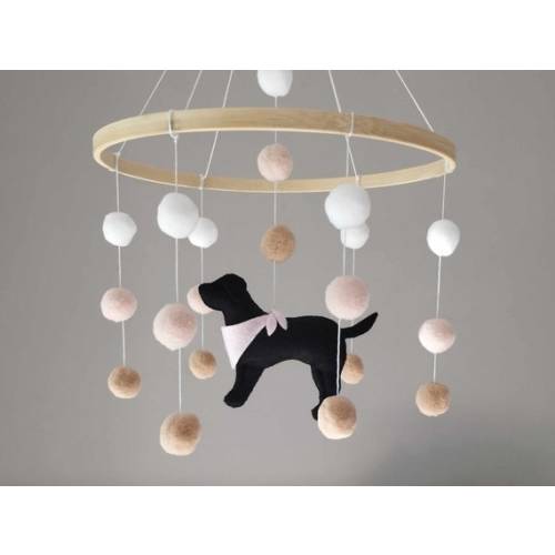Dog Baby Mobile, Labrador Mobile Nursery, Golden Retriever Mobile, Baby Mobile Girl, Puppy Cot Mobile, Labrador Nursery Decor, Baby Gift - Etsy
