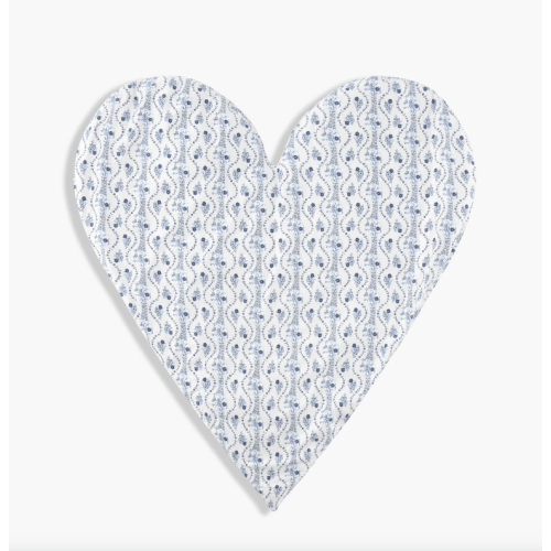 The Tummy Time Mat - Blue Vine Stripe - Hill House Home