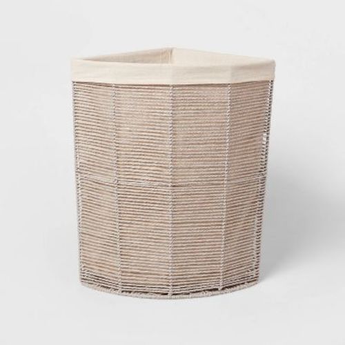 Tapered Corner Hamper Gray - Brightroom™