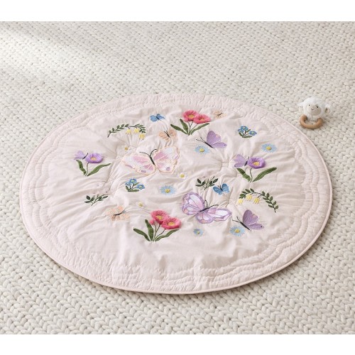 Wildflower Butterfly Muslin Play Mat