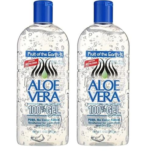 Fruit of the Earth Aloe Vera 100% Gel, 12 oz (Pack of 2)