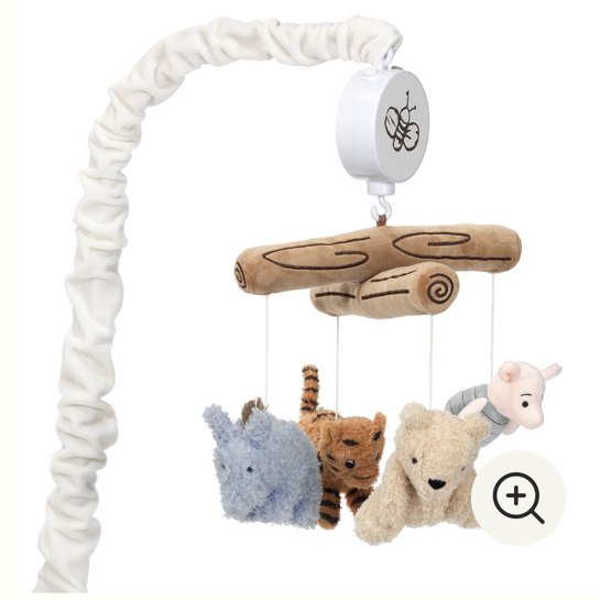 Disney Baby Storytime Pooh Musical Baby Crib Mobile Soother Toy – Lambs & Ivy