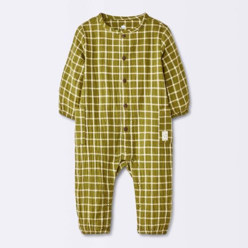 Baby Boys' Plaid Jumpsuit