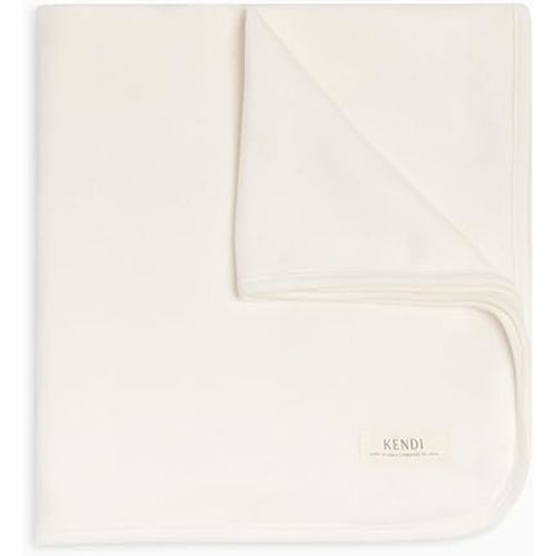 Colored Organics Baby Organic Cotton Swaddle - Infant Receiving Blanket - Coconut Pointelle