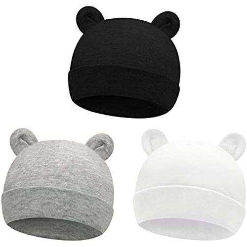 Sarfel Newborn Baby Boy Hats Cotton Baby Beanie Hospital Girl Hat Infant 0-6 Months Unisex