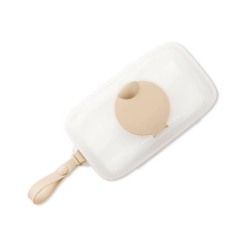 Skip Hop Grab & Go Snug Seal Wipes Case - Oat: Abstract Pattern, 56 Capacity