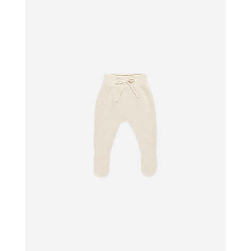 Footed Knit Pant || Natural
