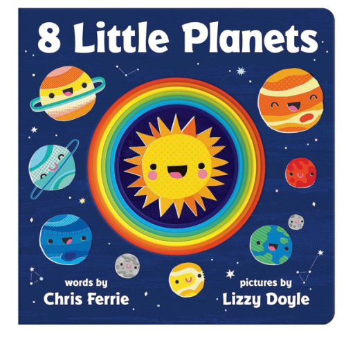 8 Little Planets: A Solar System Book for Kids with Unique Planet Cutouts