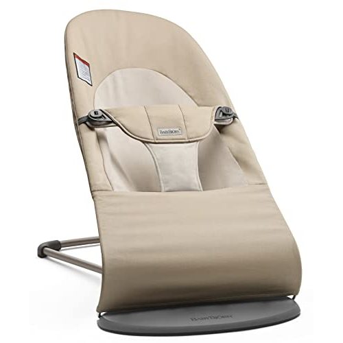 BabyBjrn Bouncer Balance Soft, Cotton, Khaki/Beige