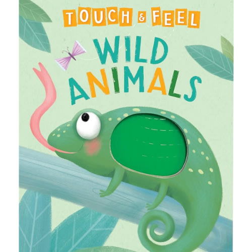 Wild Animals: A Touch and Feel Book - Children's Board Book - Educational