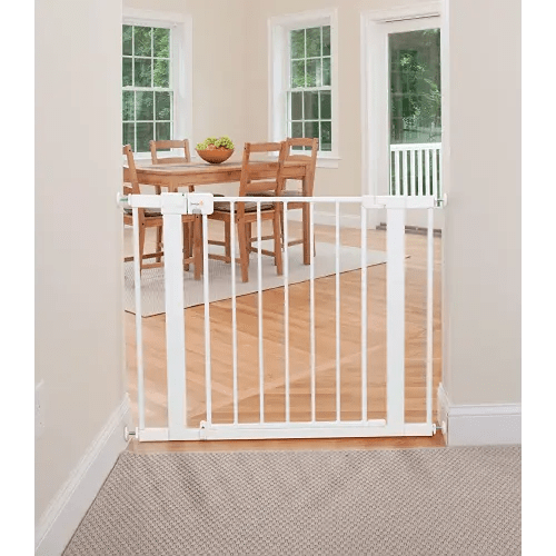 Safety 1st Easy Install 28" High Walk Thru Gate, Fits Between 29" and 38"
