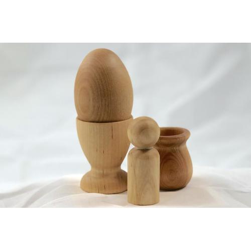Egg with Cup and Peg with Cup - Essential Montessori