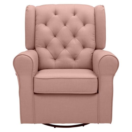 Delta Children® Emma Nursery Glider Swivel Rocker Chair, Color: Blush