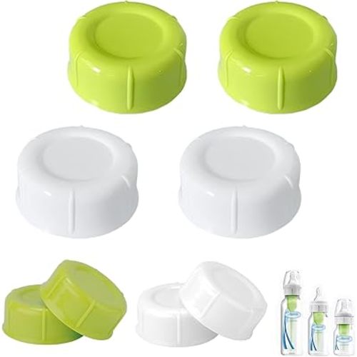 Travel and Storage Caps for Dr Brown Narrow Baby Bottles, Replacement Lids Compatible with Dr. Browns, Pack of 8