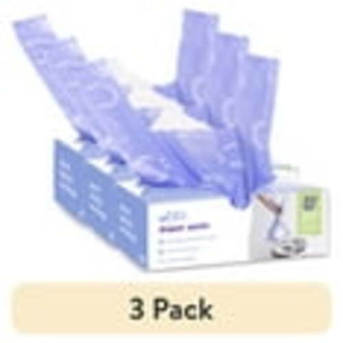 (3 pack) Ubbi Disposable Diaper Sacks, Lavender Scented, Easy-to-Tie Tabs, Diaper Disposal , 200 Count